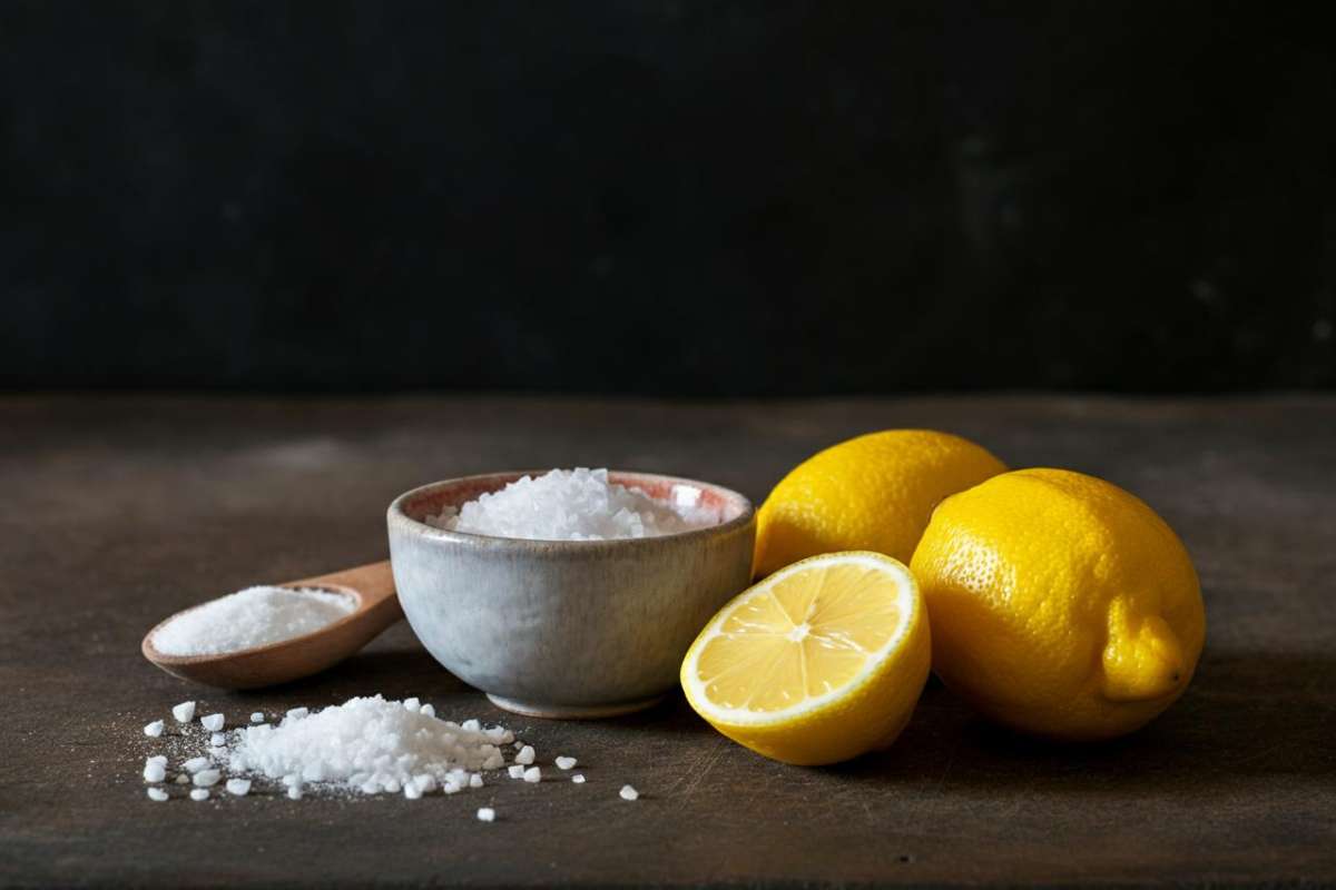 sale e limone per combattere i cattivi odori