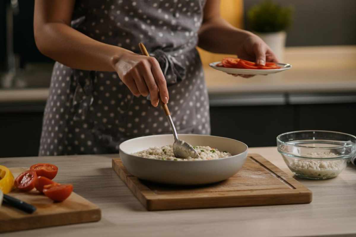 come fare il risotto venere con verdure