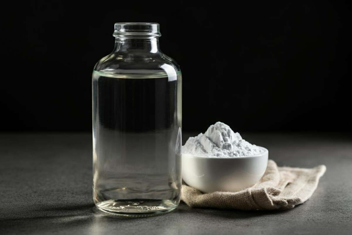 Aceto bianco e bicarbonato di sodio, pulizia