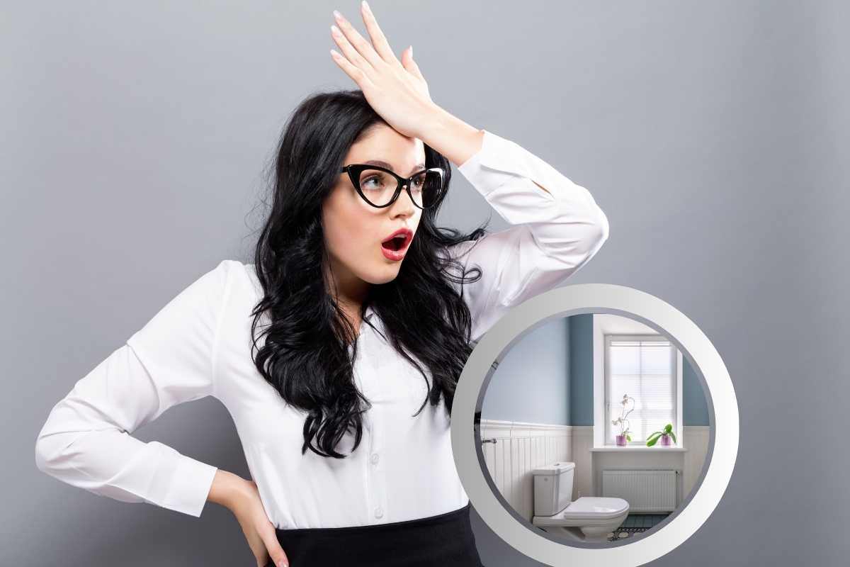 Bagno problema salute asciugamano