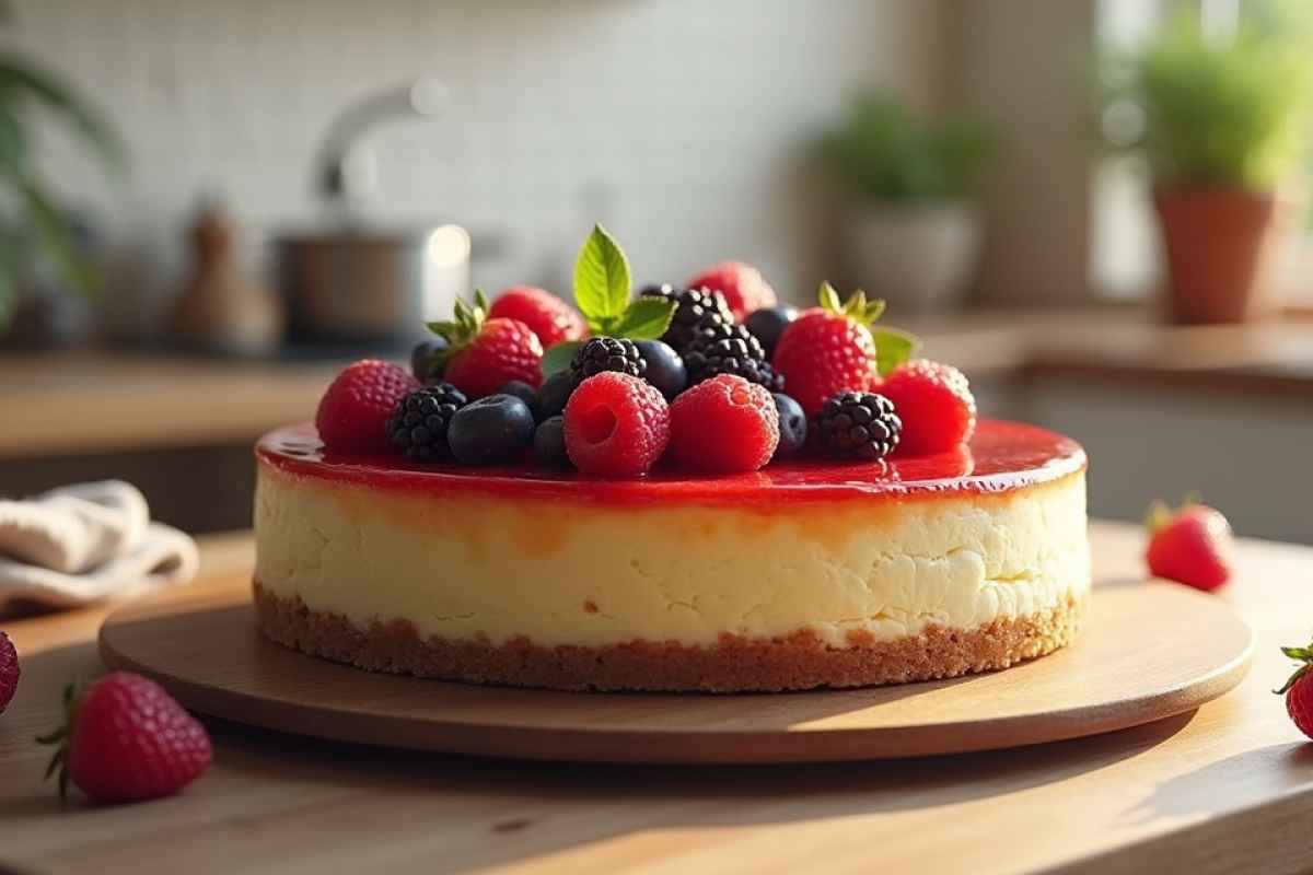 come fare la cheesecake ai frutti di bosco