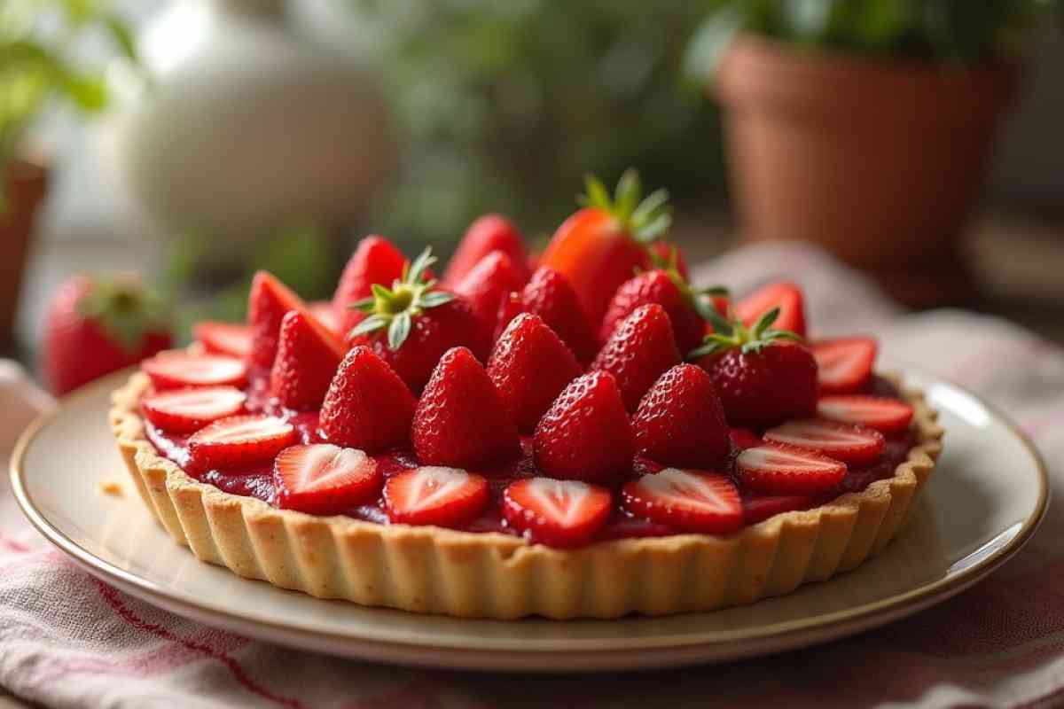 ricetta della crostata di fragole