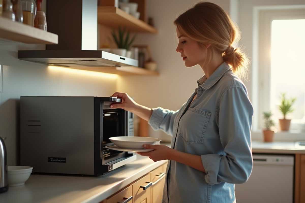 uso del forno a microonde