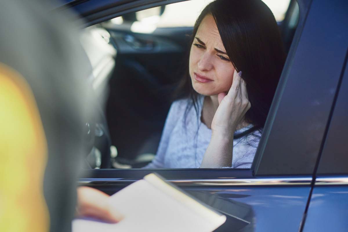 multa auto attenzione non puoi farlo nemmeno estate